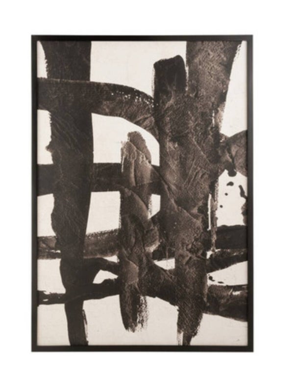 Schilderij zwart/wit