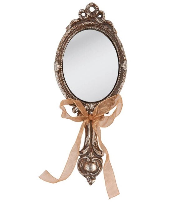 Handspiegel zilverkleurige