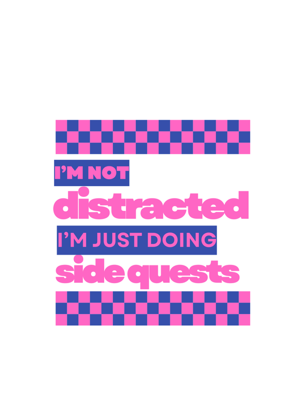 Side Quest White T-Shirt