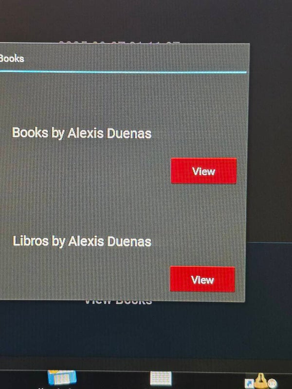 USB-Software. Contains Alexis Duenas books at www.amazon.com