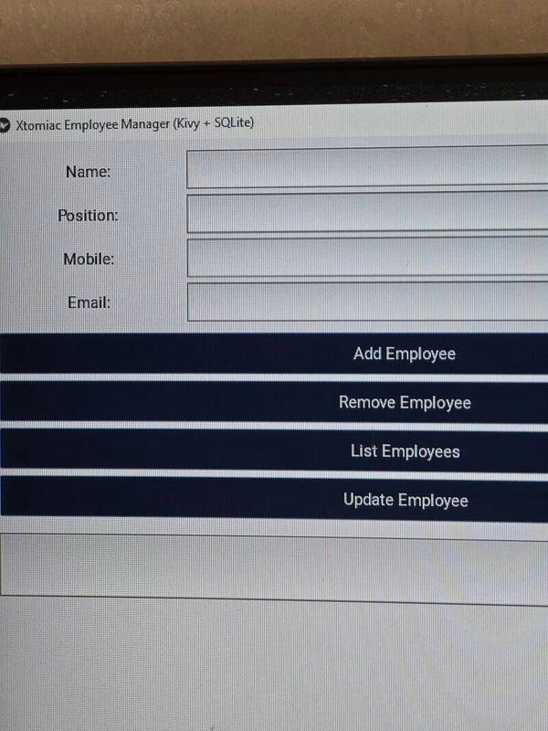 USB-Software. XtomiacEmployeeManager.to keep track of your employees data. For Windows.