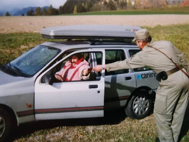 Übung FWK Armeehunde