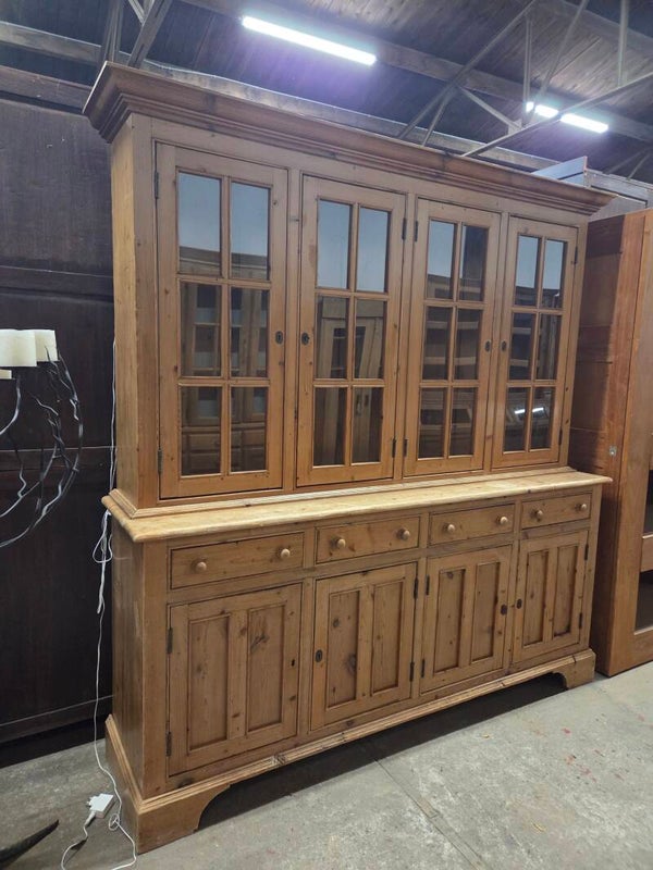 Antieke vitrinekast / buffetkast