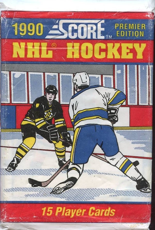 1990 Score NHL Hockey Premier Edition Sealed Pack 15 Player Cards