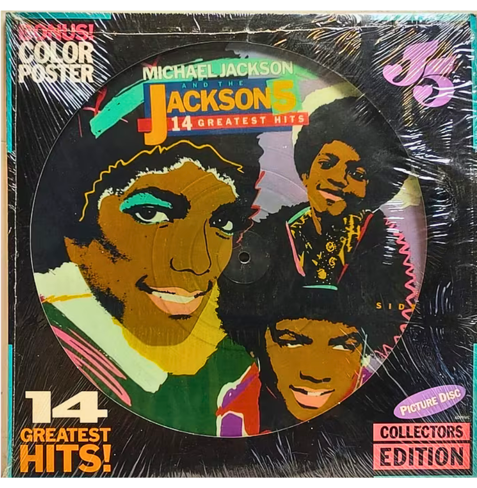 Michael Jackson & The Jackson 5 14 Greatest Hits Picture Disc Vinyl LP Collectors Edition Sealed