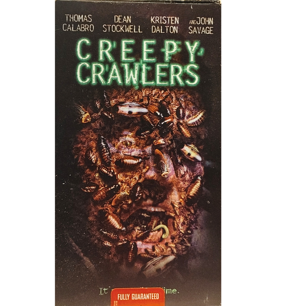 Creepy Crawlers (VHS) Vintage Horror Movie Tape – Cult Creature Film