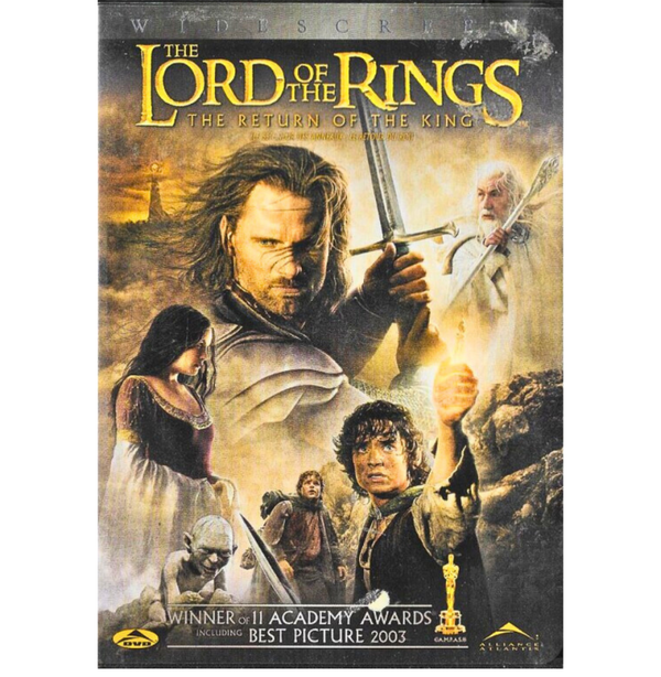 The Lord of the Rings The return of the king 2 DVDs