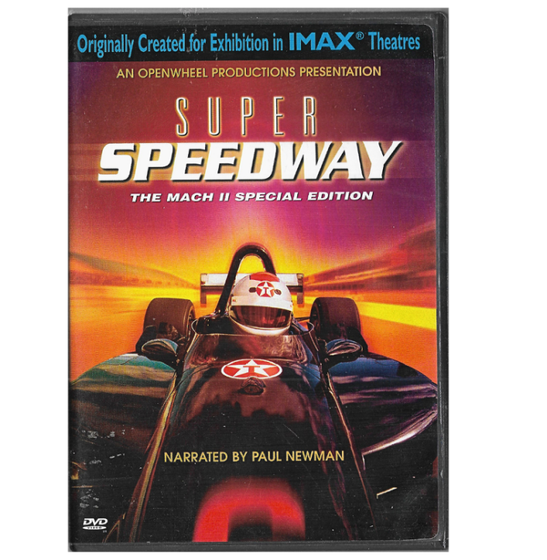 Super Speedway: The Mach II Special Edition DVD – IMAX Racing Documentary (Narrated by Paul Newman)