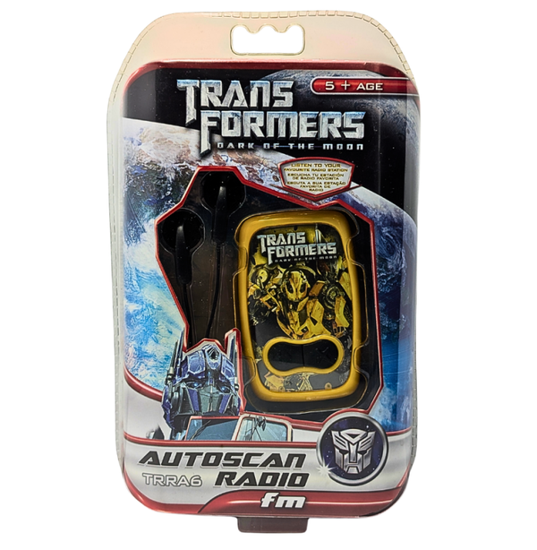Transformers “Dark of the Moon” FM Autoscan Radio (sealed)