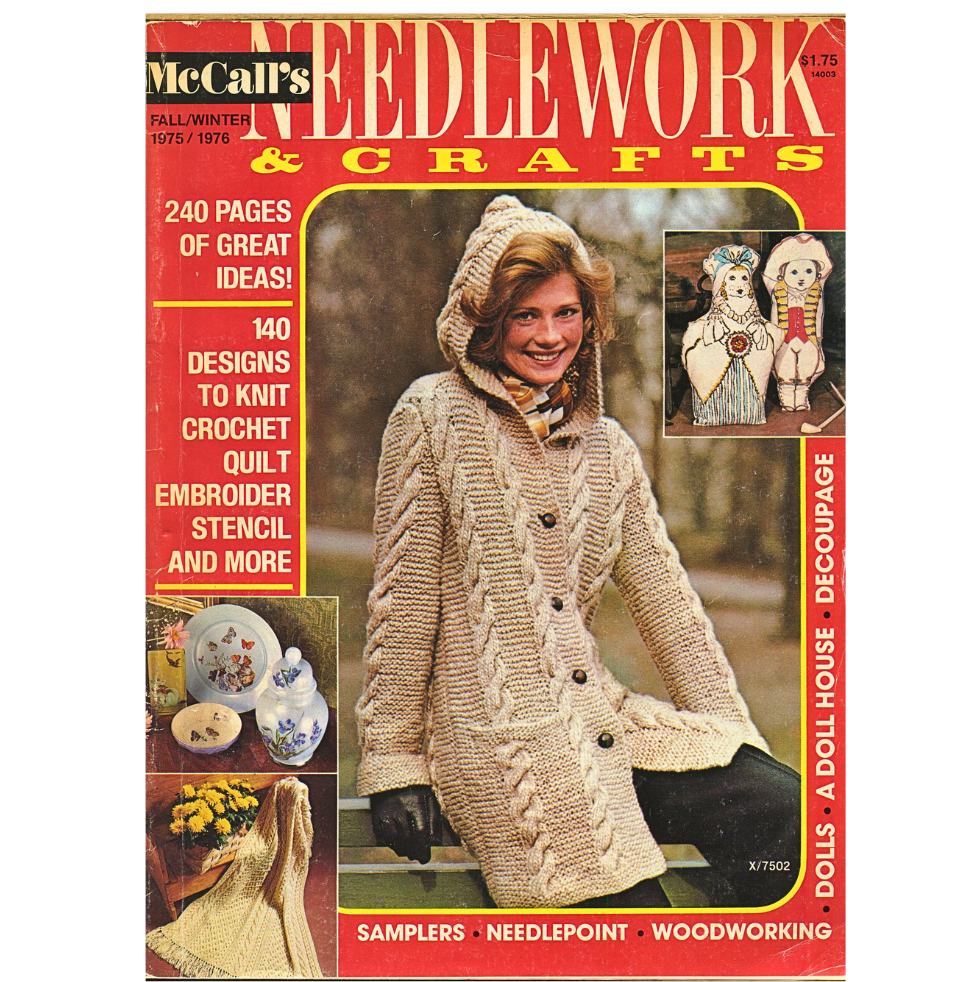Vintage McCall’s Needlework & Crafts Magazine Fall/Winter 1975-1976 – 240 Pages Craft Patterns
