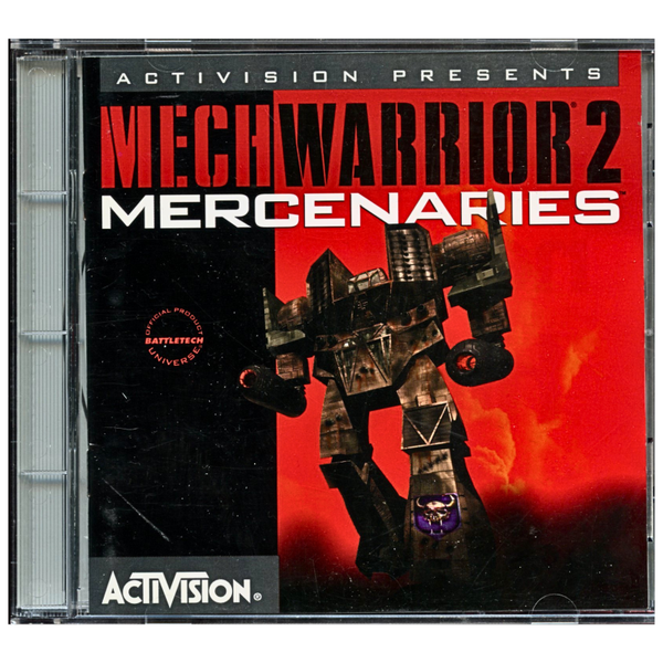 MechWarrior 2 Mercenaries PC CD-ROM 1996 Activision MS-DOS Windows 95 Vintage
