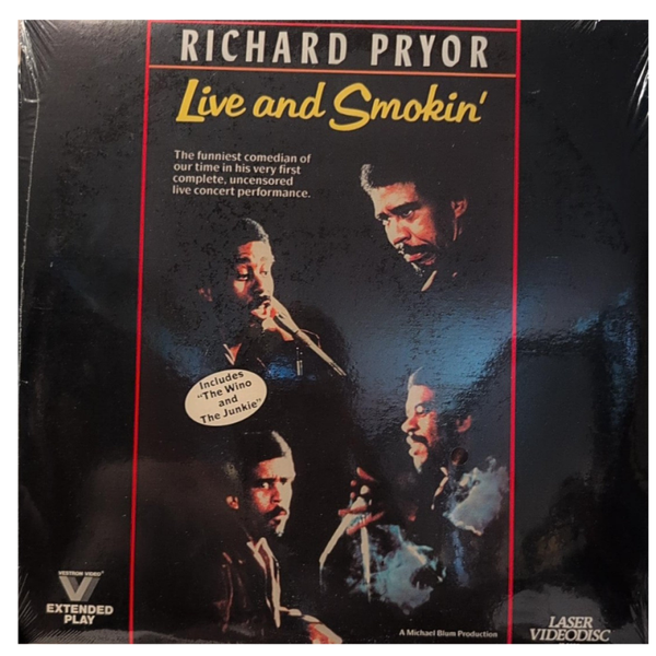 Richard Pryor Live and Smokin' LaserDisc 1981 Vestron WL3075 NEW SEALED
