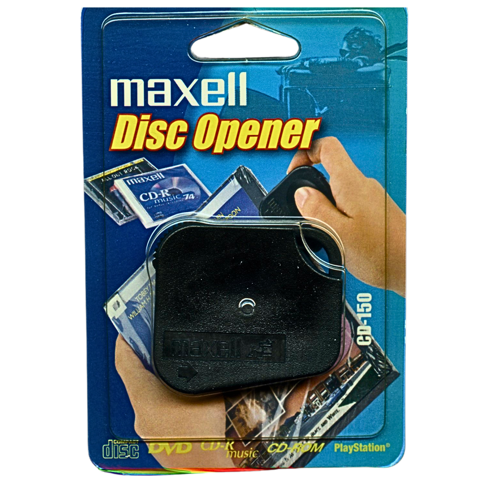 Maxell CD-150 Disc Opener CD DVD CD-ROM PlayStation New Sealed Vintage