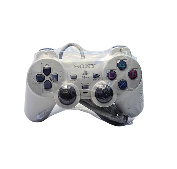 Original Sony PlayStation DualShock Controller PS1 Analog Controller Gray