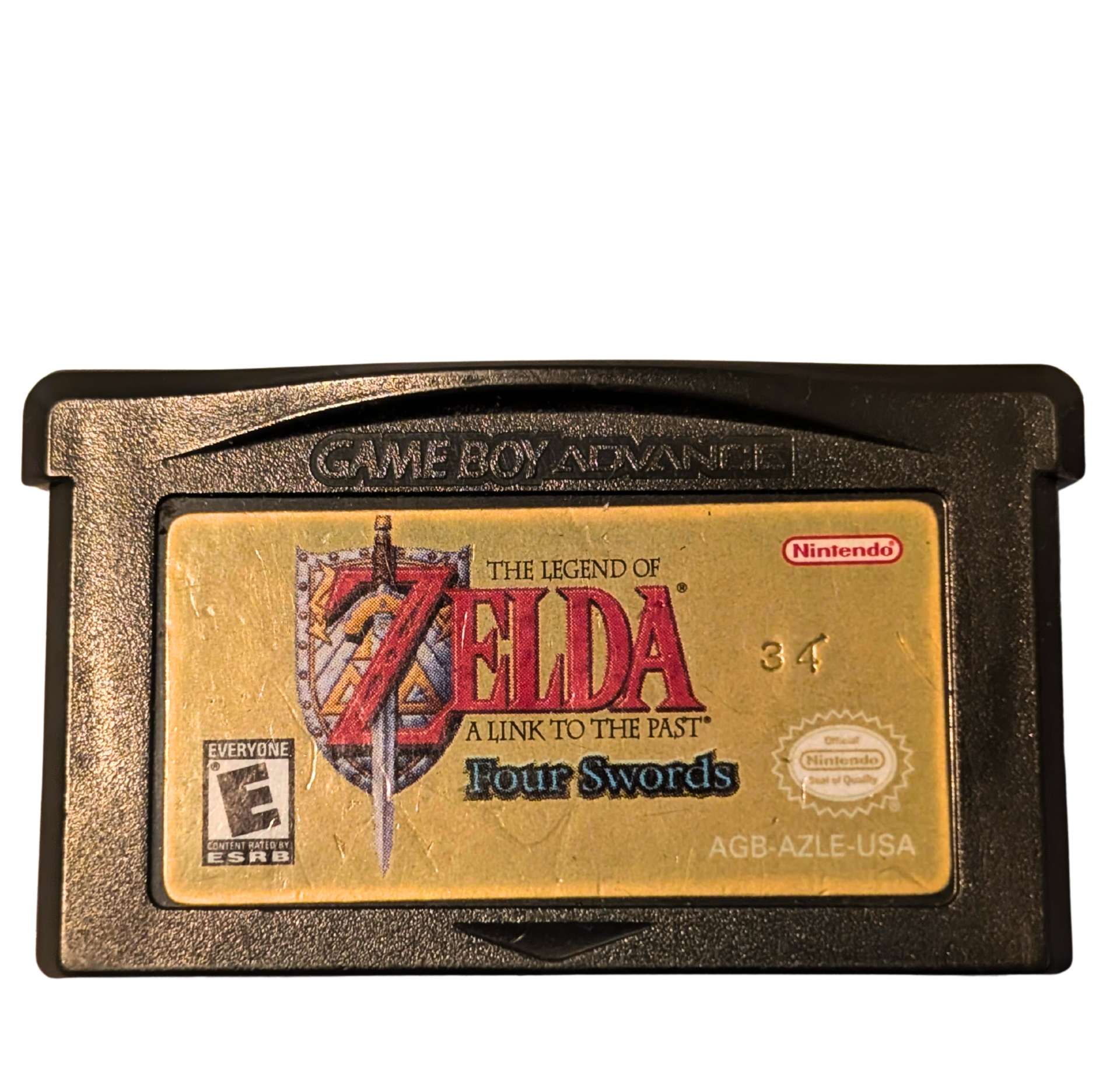 Nintendo Game Boy Advance – The Legend of Zelda: A Link to the Past & Four Swords – Authentic GBA Cartridge Tested