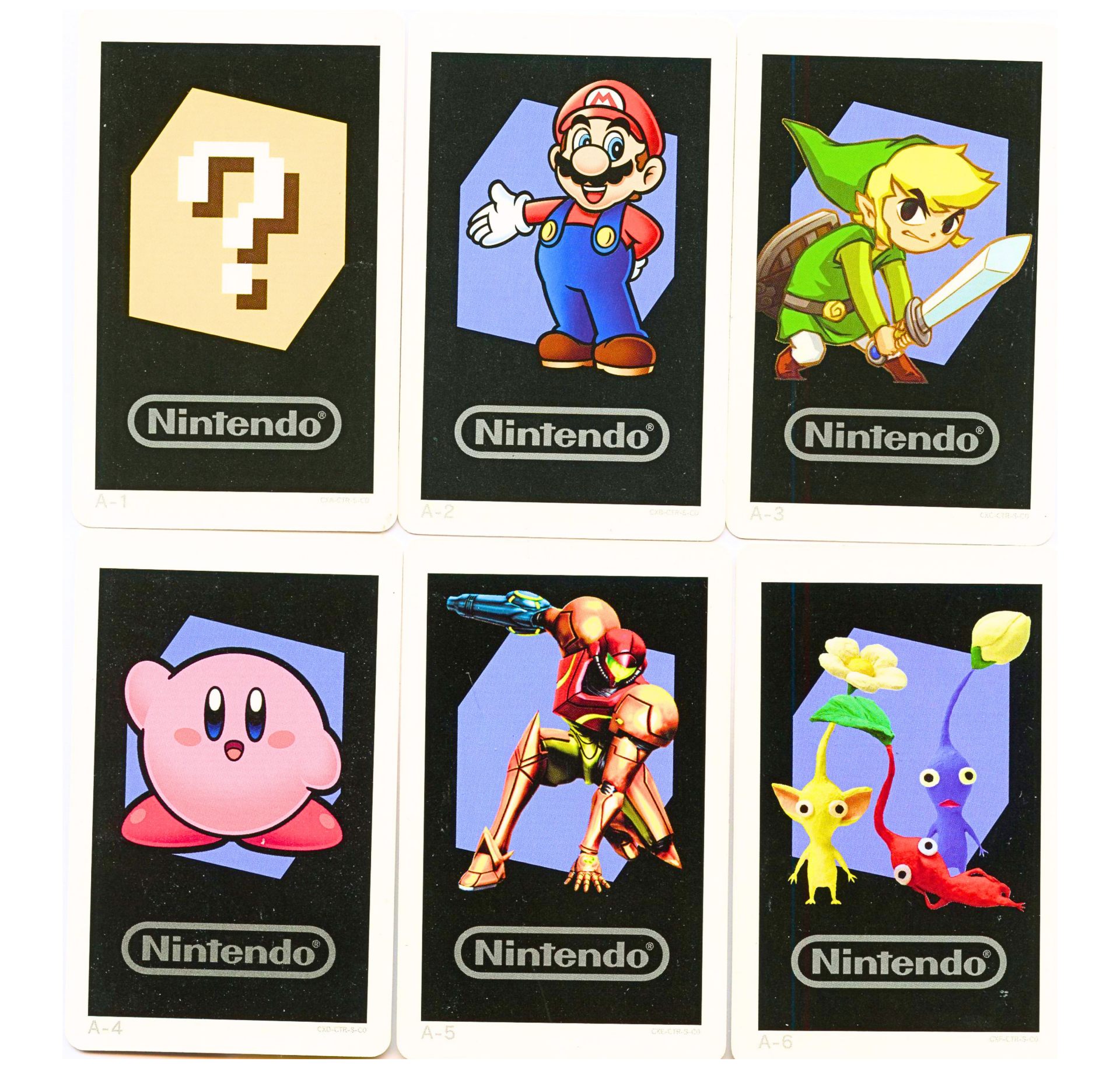 Nintendo 3DS AR Games Cards Complete Set w/ Sleeve Mario Zelda Kirby Pikmin Samus