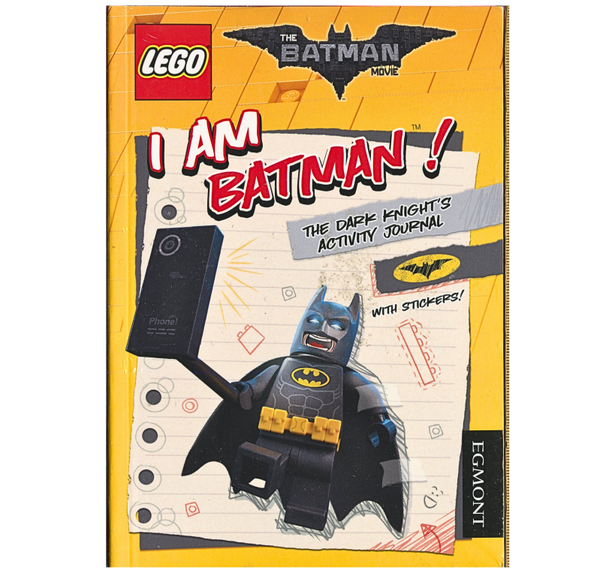 LEGO The Batman Movie I Am Batman Dark Knight’s Activity Journal With Stickers New