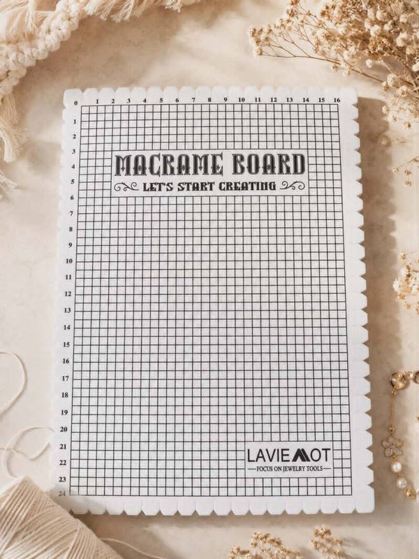 Planche de Macramé pour Création de Bijoux et Bracelets