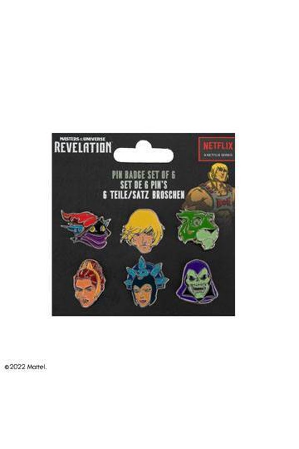 Les Maîtres de l´Univers pack 6 badges Characters