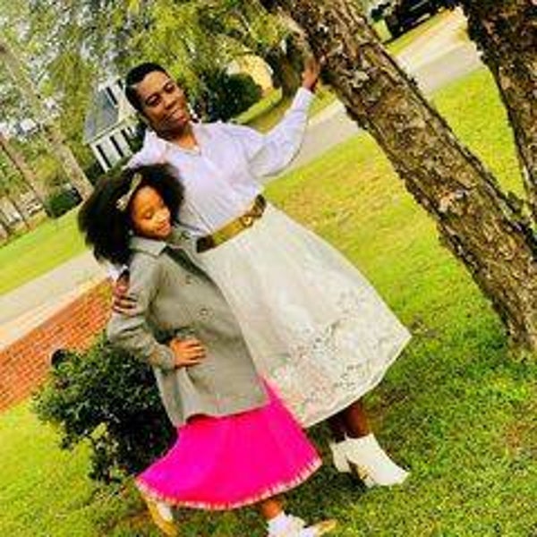 grandmother wide tale skirt Sold