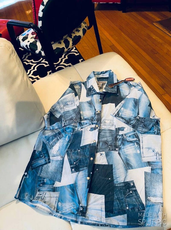 Denim blouse SOLD