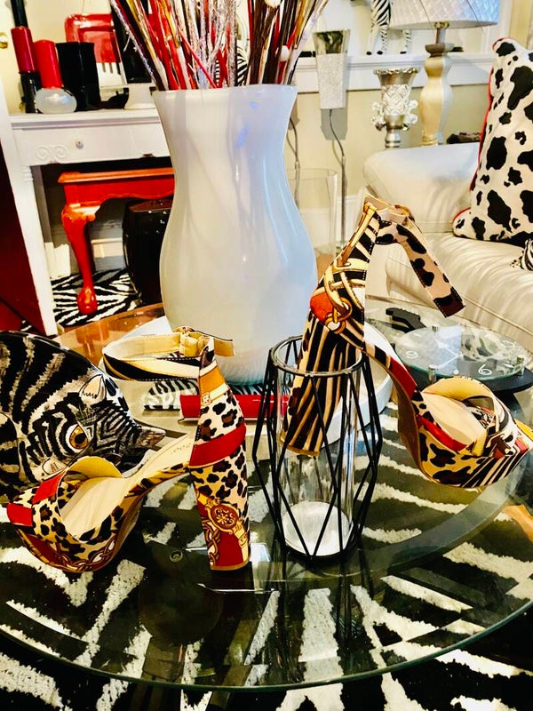 Leopard colorful sandal