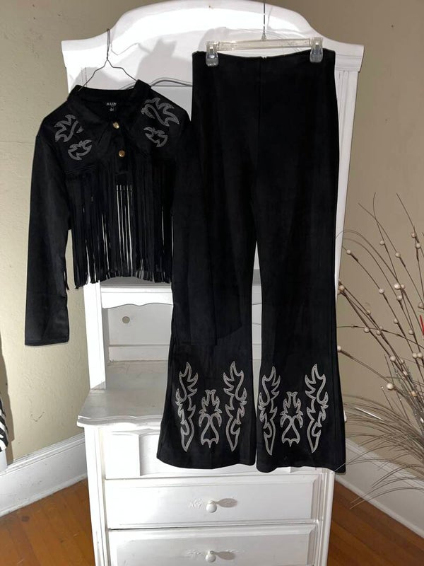Cowgirl fringe pant suit