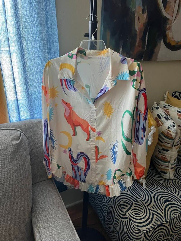 Colorful blouse