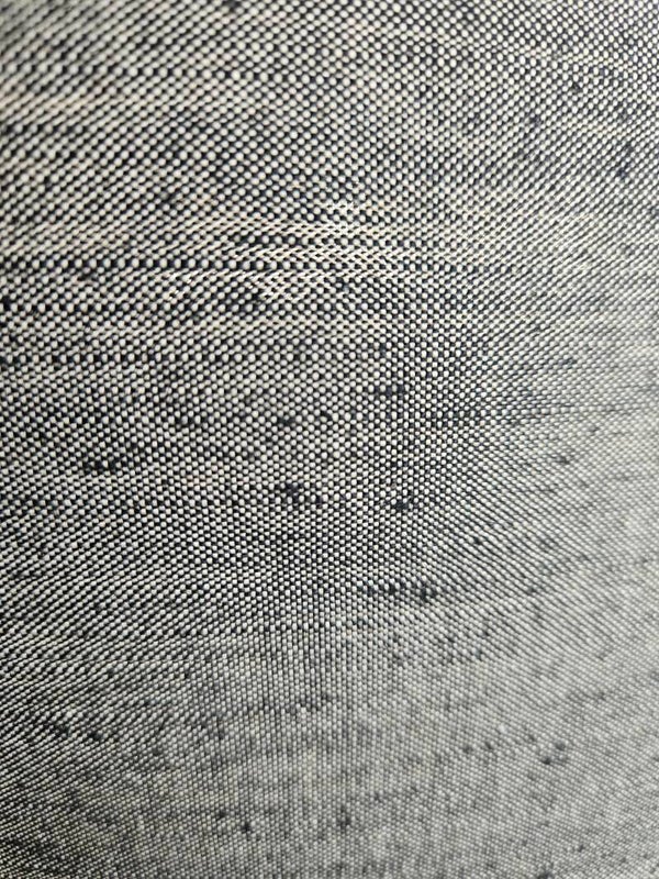 tissu lin coton noir