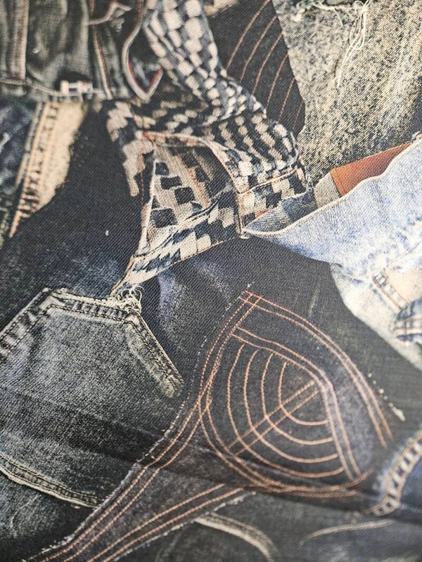 coupon tissu jean Paul gaultier