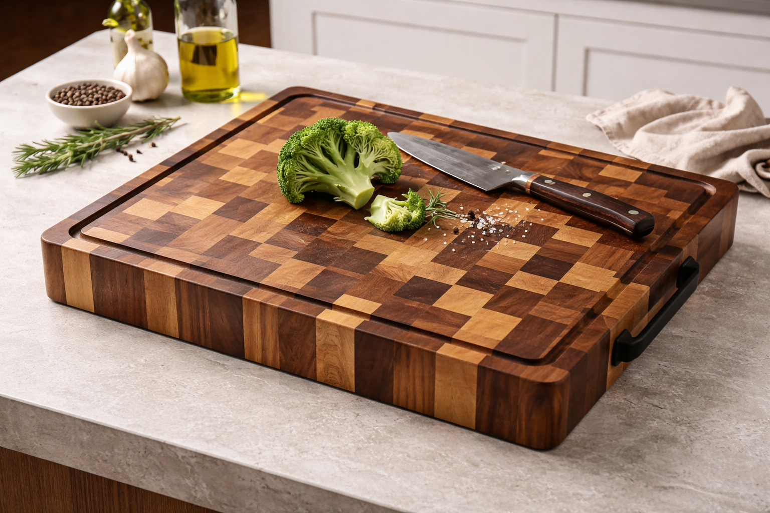 End grain cutting boards