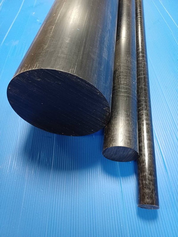POM-C staf zwart Ø60x1000