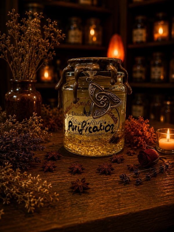Bougie rituelle Purification