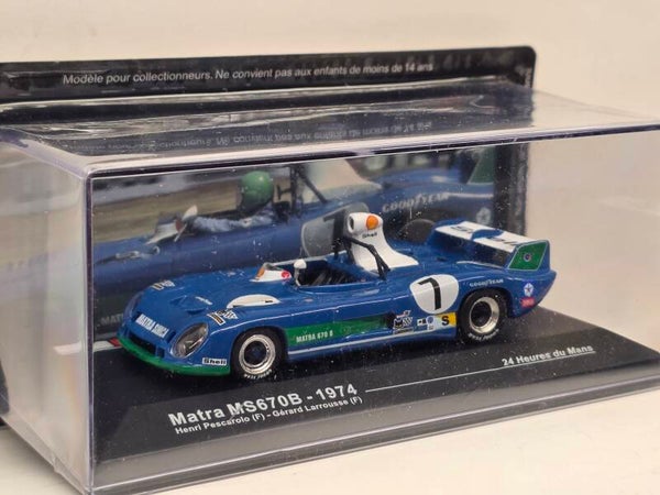 Matra MS670B 24h Le mans 1974 1:43 Altaya