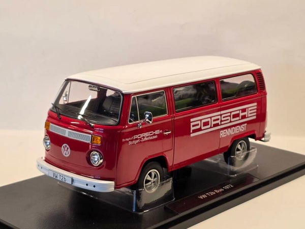 Volkswagen T2b Transporter Porsche Renndienst 1:18 KK Scale