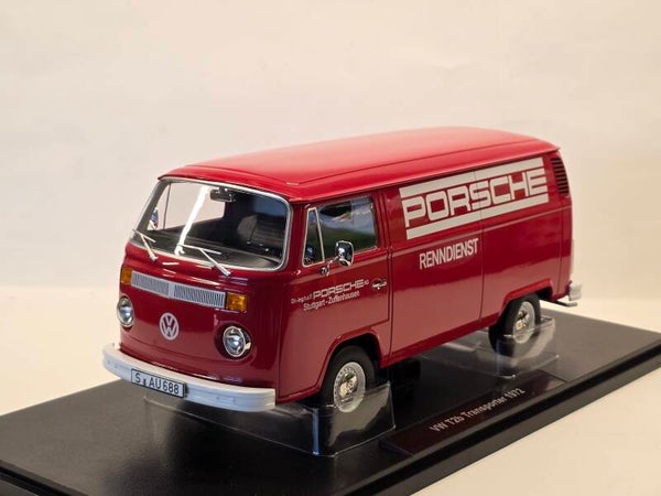 Volkswagen T2b Transporter Porsche Renndienst 1:18 KK Scale