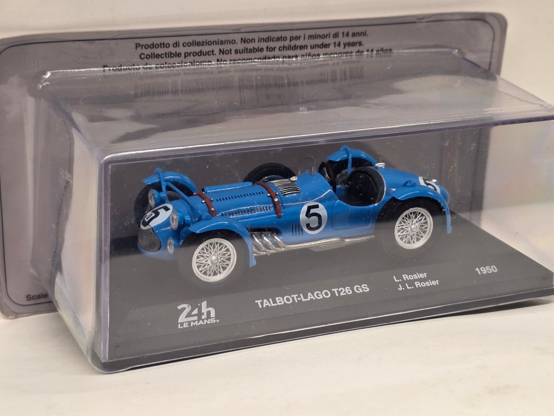 Talbot Lago T26 GS 24h Le Mans 1950 1:43 Altaya