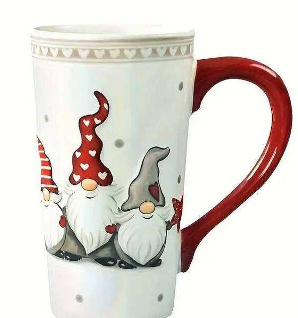 Tasse en céramique Gnomes vide  9x15,5cm