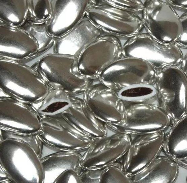 Dragées argent chocolat 500gr