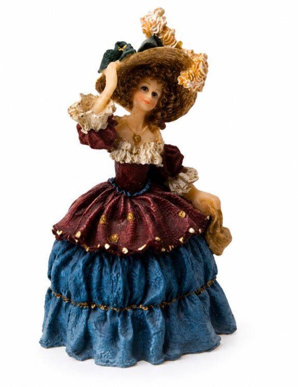 Figurine poupée Marquise en résine