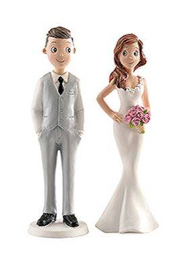 Figurine "Mariage élégant" en résine