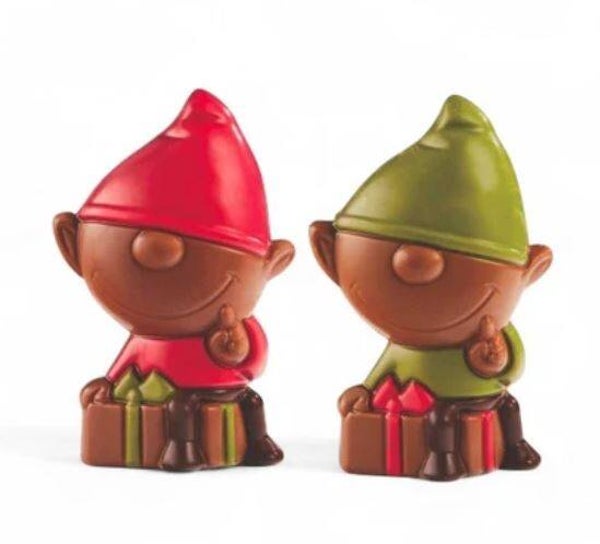 Moulage chocolat Lutins de Noël par 2x40gr    par lot de 10