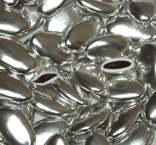 Dragées Argent chocolat noir   500gr