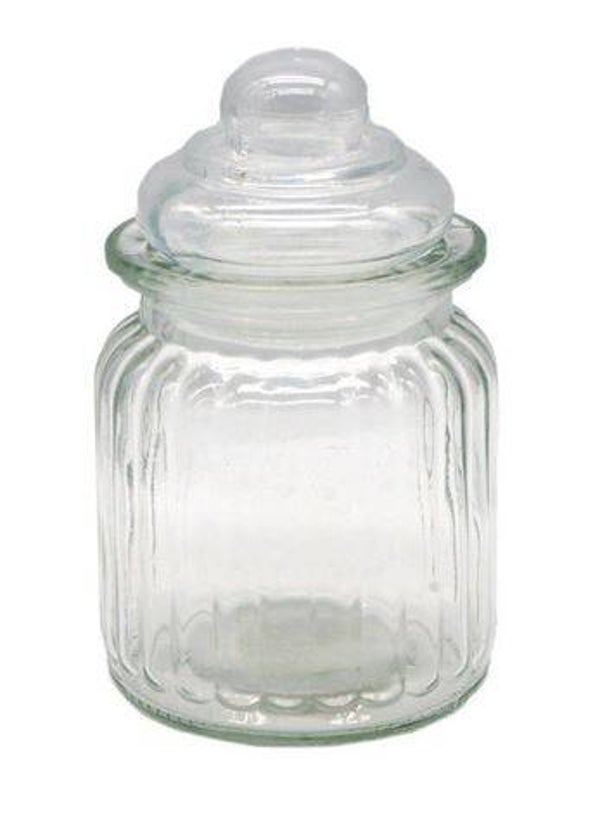 Bonbonnière en verre   pour 260g de confiseries