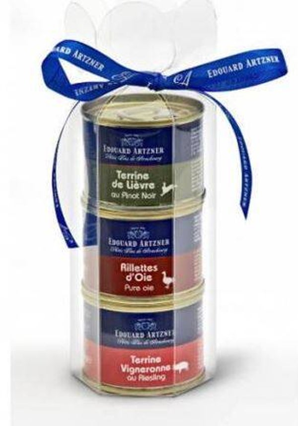 Trio de Terrines et Rillette   195gr