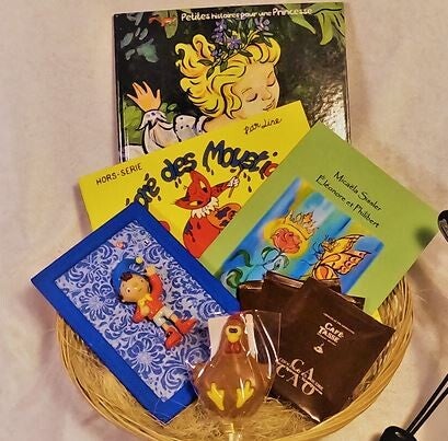 Panier "Le coin lecture"