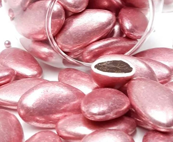 Dragées Rose Gold chocolat noir  500gr