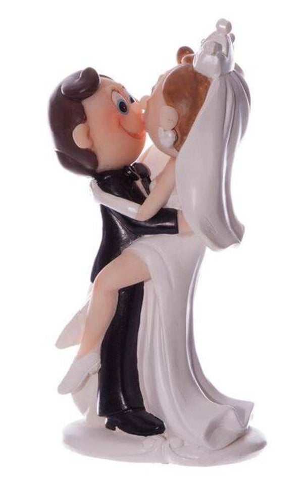 Figurine Couple de mariés Funny en résine