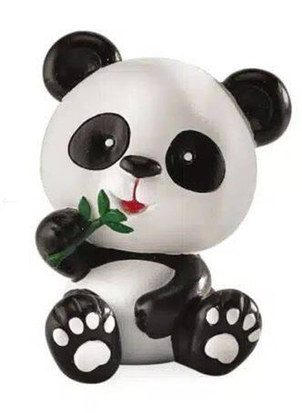 Figurine Panda noir et blanc en résine