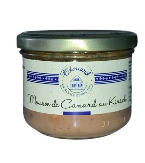 Mousse de canard au Kirsch d'Alsace  180gr